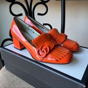 NWT Gucci GG patent pumps/loafers